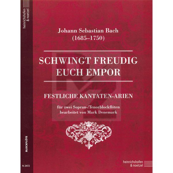 Image Heinrichshofen Verlag Bach Schwingt euch freudig