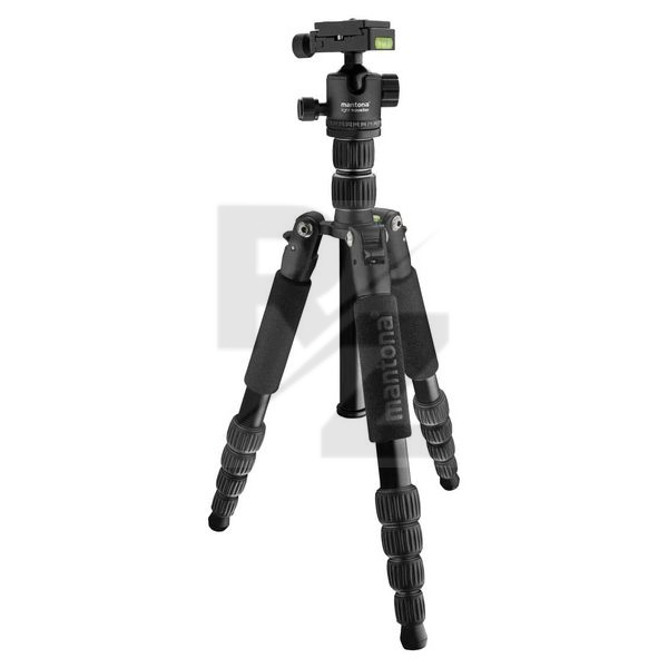 Mantona Light Traveller Alu Tripod Bk Image Mantona Light Traveller Alu Tripod Bk