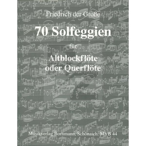 Image Johannes Bornmann 70 Solfeggien