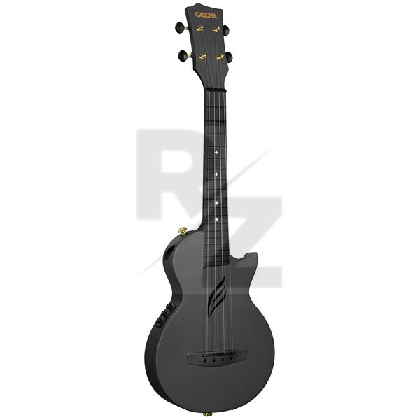 Image Cascha HH 2258E Carbon Concert Ukulel