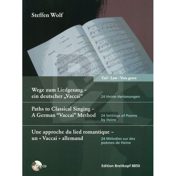 Image Breitkopf & Härtel Wege zum Liedgesang Tief