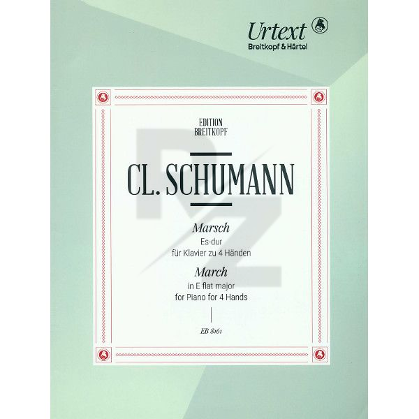 Image Breitkopf & Härtel Cl. Schumann Marsch Es-dur