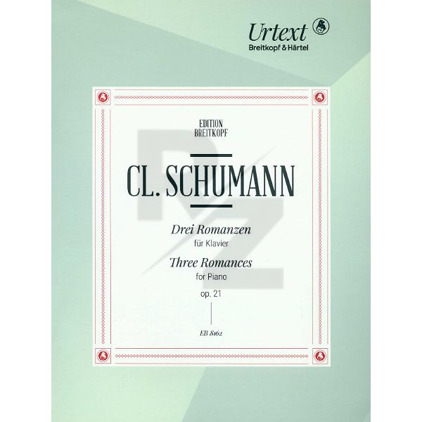 Image Breitkopf & Härtel Cl. Schumann Drei Romanzen