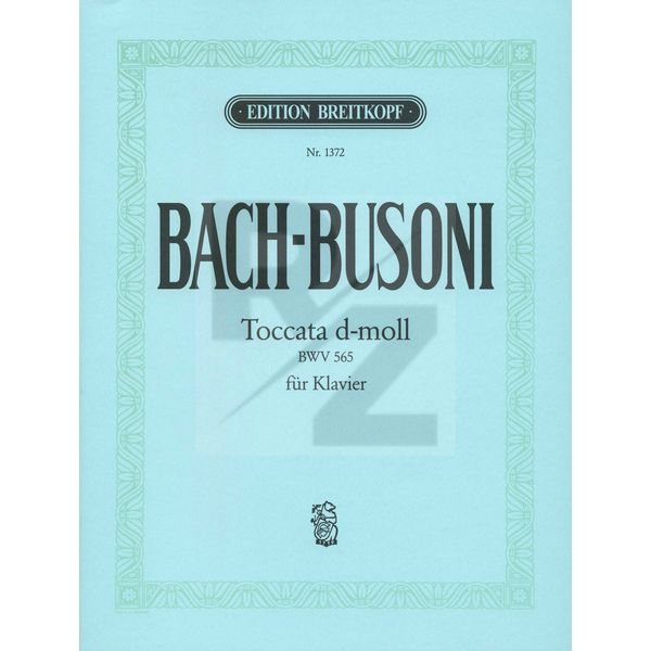 Image Breitkopf & Härtel Bach/Busoni Toccata d-moll