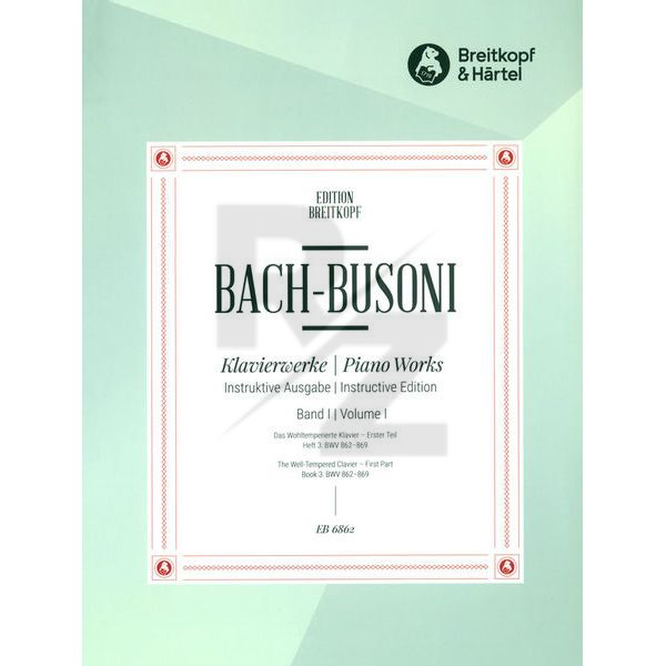 Image Breitkopf & Härtel Bach/Busoni Wohltemperiert 1/3