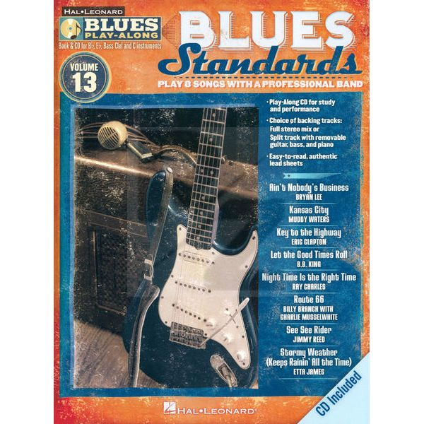 Image Hal Leonard Blues Play-Along Standards