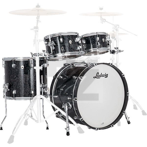 Image Ludwig NeuSonic Mod2 4pc Set Ebony P.