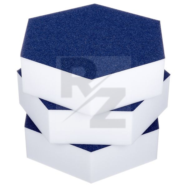 Image t.akustik Hexagon Melamine Dark Blue 75