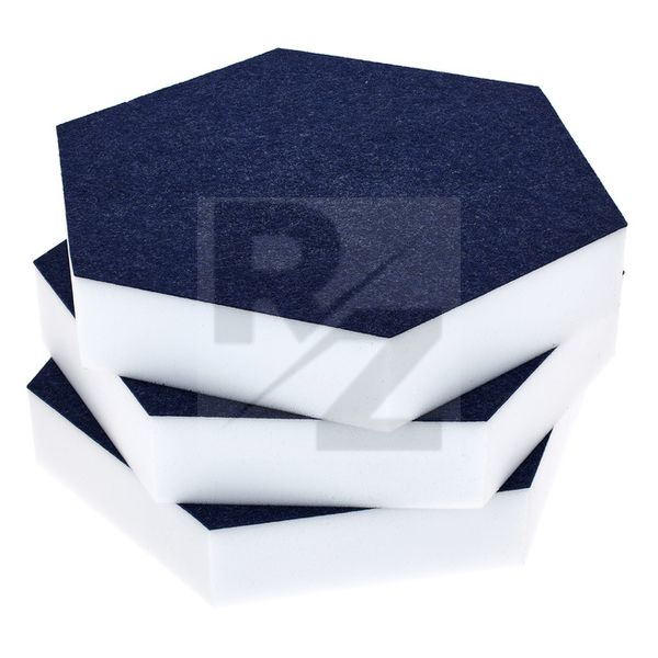 Image t.akustik Hexagon Melamine Dark Blue 50