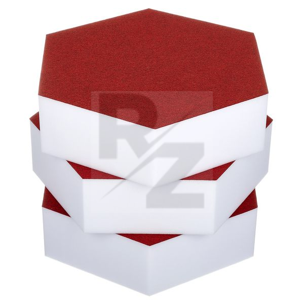 Image t.akustik Hexagon Melamine Bordeaux 75