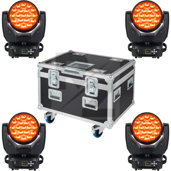 Image Eurolite LED TMH-X4 Zoom Wash Tour Pack