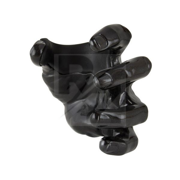 Image Guitar Grip Male Hand, Black Metallic Left