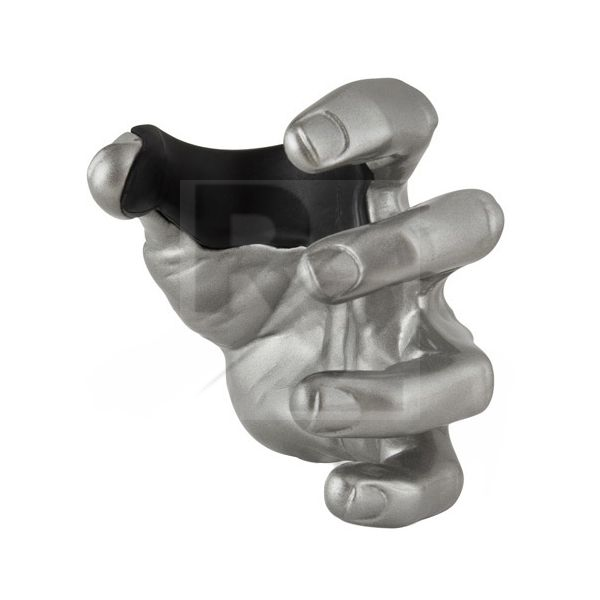 Image Guitar Grip Male Hand, Silver Metallic LH