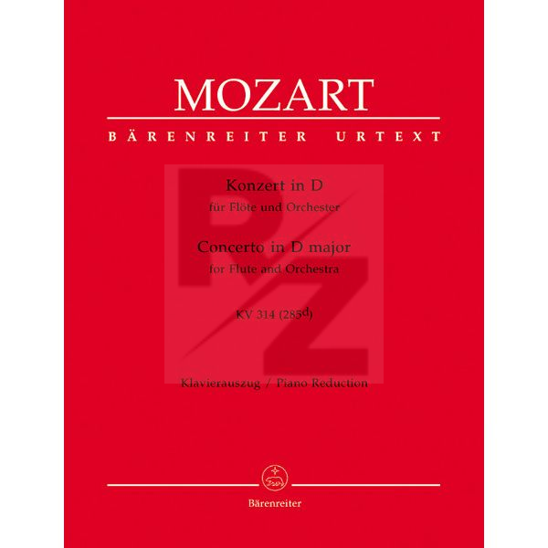 Image Bärenreiter Mozart Concert D-Dur Flute