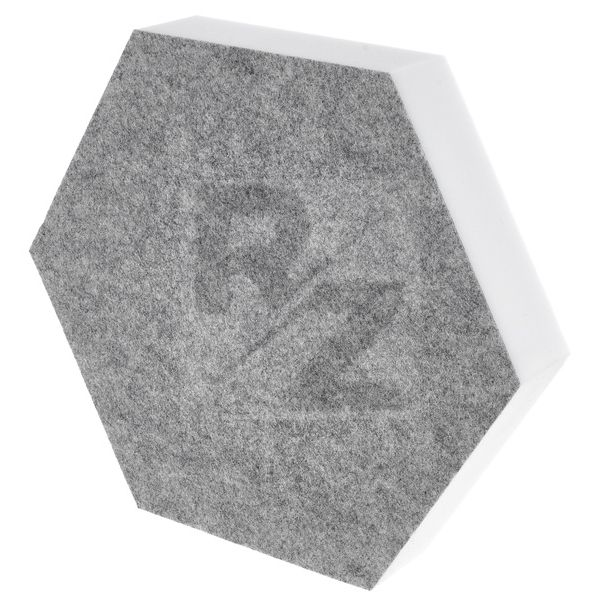 Image t.akustik Hexagon Melamine Light Grey 50