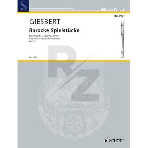 Image Schott Barocke Spielstücke 1