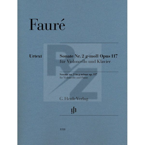 Image Henle Verlag Fauré Cellosonate Nr.2
