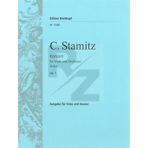 Image Breitkopf & Härtel Stamitz Konzert D-Dur Viola
