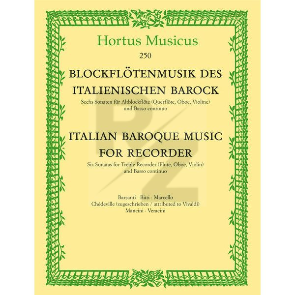 Image Bärenreiter Italienischer Barock
