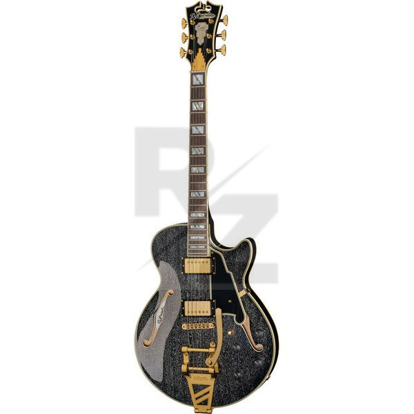 D'Angelico Excel SS Black Dog Image D'Angelico Excel SS Black Dog