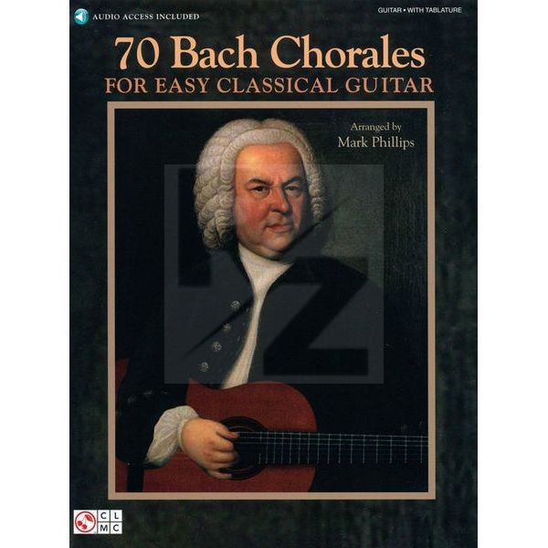Image Cherry Lane Music Company 70 Bach Chorales Easy Guitar
