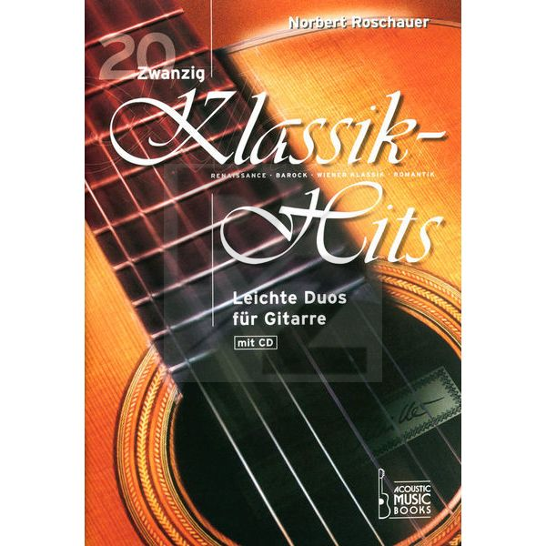 Image Acoustic Music Books 20 Klassik-Hits für Gitarre
