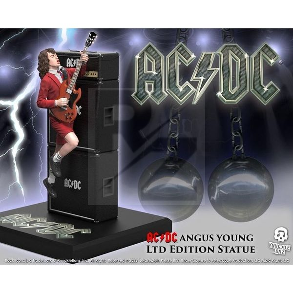 Image Knucklebonz Angus Young Rock Iconz Statue