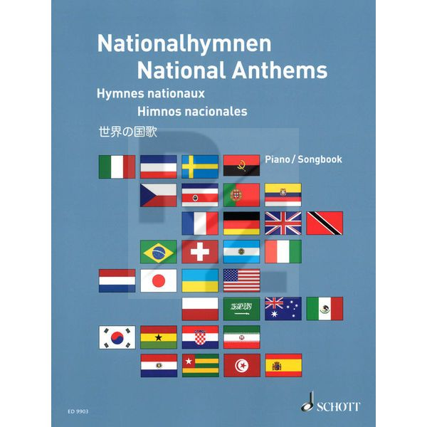 Image Schott Nationalhymnen