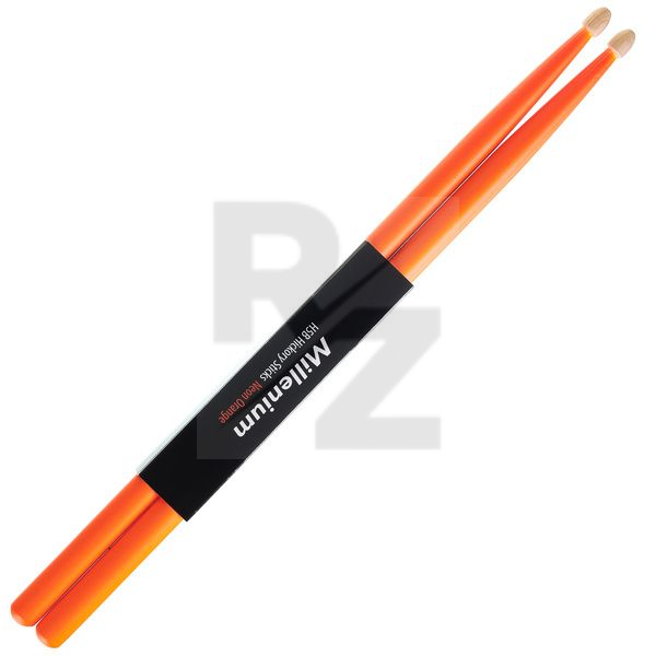 Image Millenium H5B Hickory Sticks Neon Orange