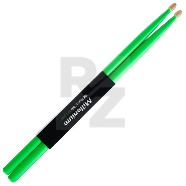 Image Millenium H5B Hickory Sticks Neon Green