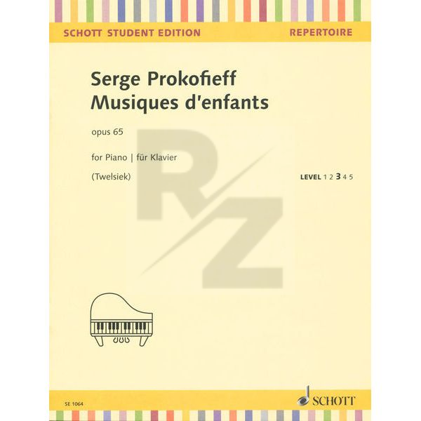 Image Schott Prokofjew Musique d'enfants