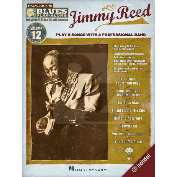 Image Hal Leonard Blues Play-Along Jimmy Reed