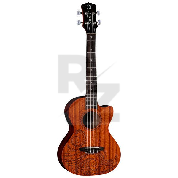 Image Luna Guitars Uke Tattoo Mahogany Tenor PU