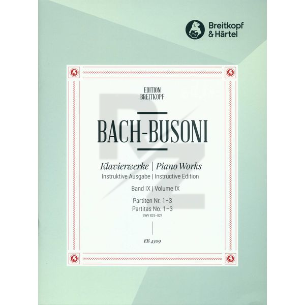 Image Breitkopf & Härtel Bach/Busoni Partiten