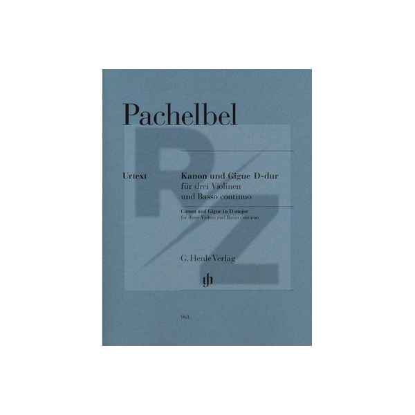Image Henle Verlag Pachelbel Canon Gigue D Major