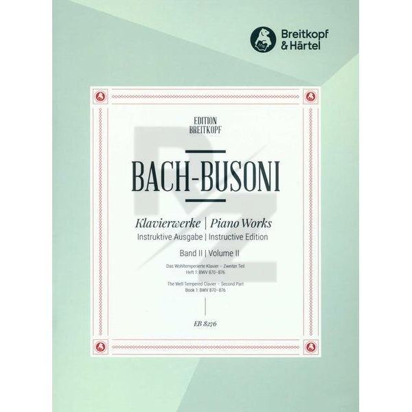 Image Breitkopf & Härtel Bach/Busoni Wohltemperiert 2/1
