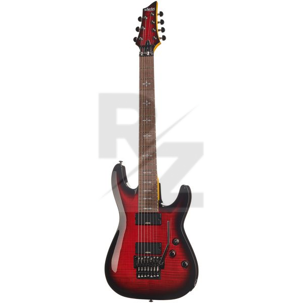 Image Schecter Demon 7 FR Crimson Red Burst