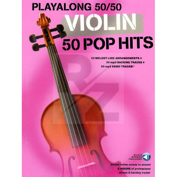 Wise Publications Playalong 50/50 Violin Image Wise Publications Playalong 50/50 Violin