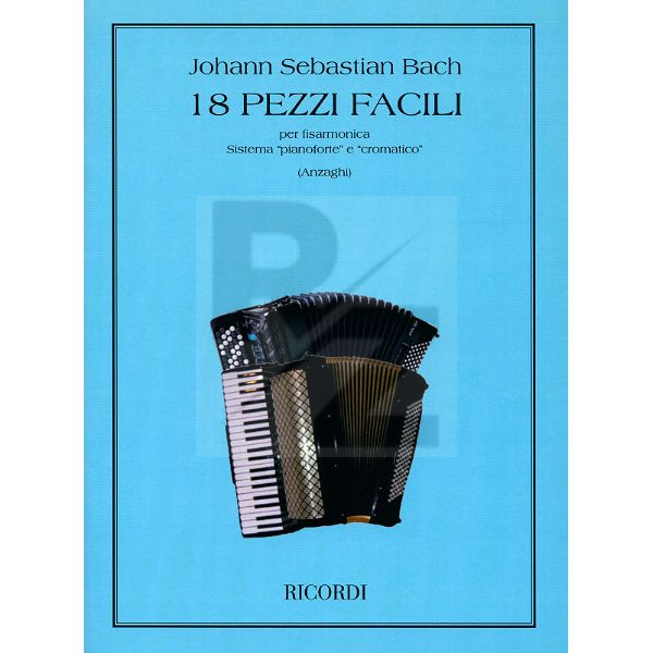 Ricordi Bach 18 Pezzi Facili Image Ricordi Bach 18 Pezzi Facili