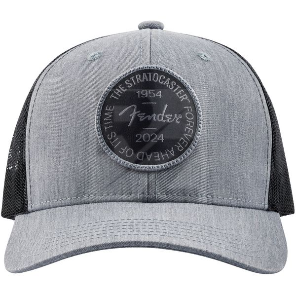 Image Fender Strat Anniv Badge Cap Gray
