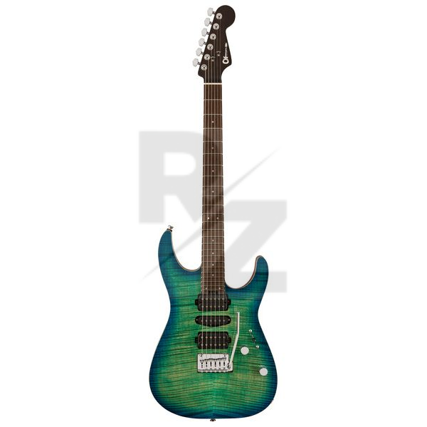 Charvel MJ DK24 HSH Carribean Burst Image Charvel MJ DK24 HSH Carribean Burst