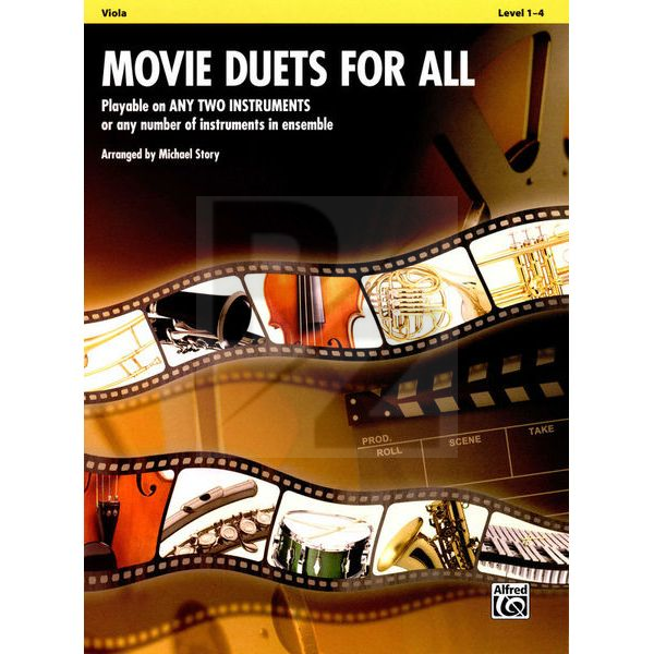 Image Alfred Music Publishing Movie Duets For All Viola
