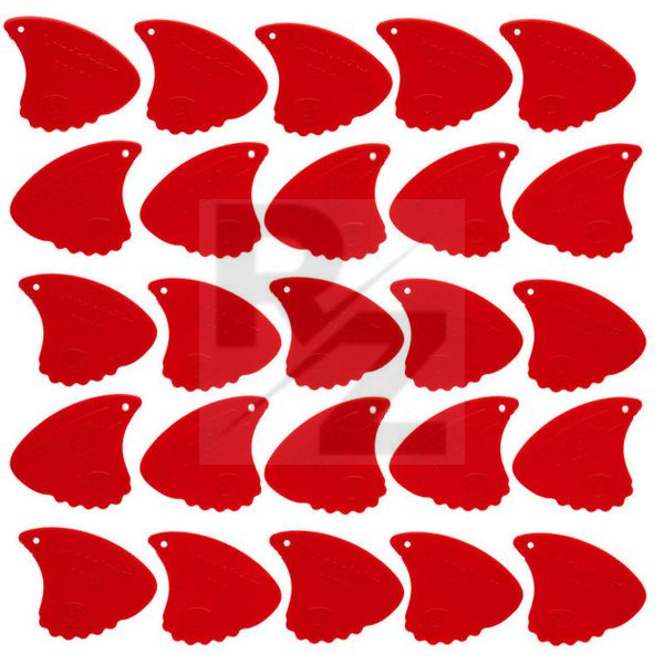Image Sharkfin Pick Relief Soft Red
