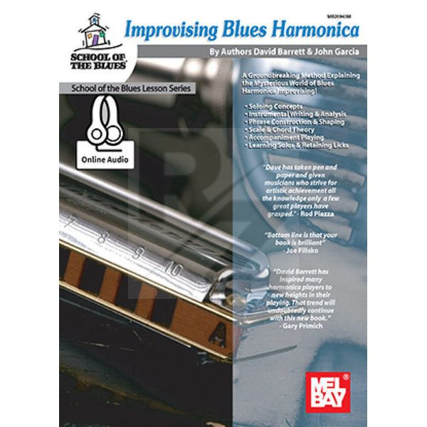 Image Mel Bay Improvising Blues Harmonica