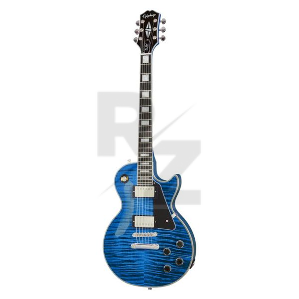 Epiphone Epiphone LP Custom Figured TB Image Epiphone Epiphone LP Custom Figured TB