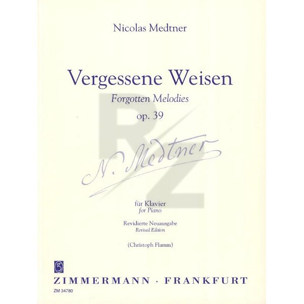 Image Zimmermann Verlag Medtner Vergessene Weisen