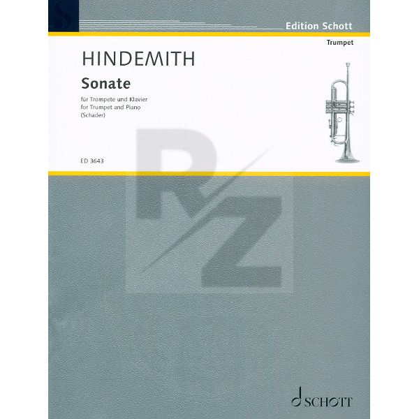 Image Schott Hindemith Sonate Trumpet