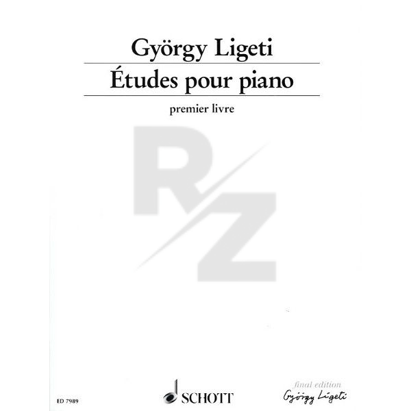 Image Schott Ligeti Etudes pour Piano 1
