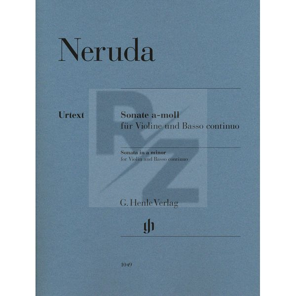 Image Henle Verlag Neruda Violinsonate a-moll