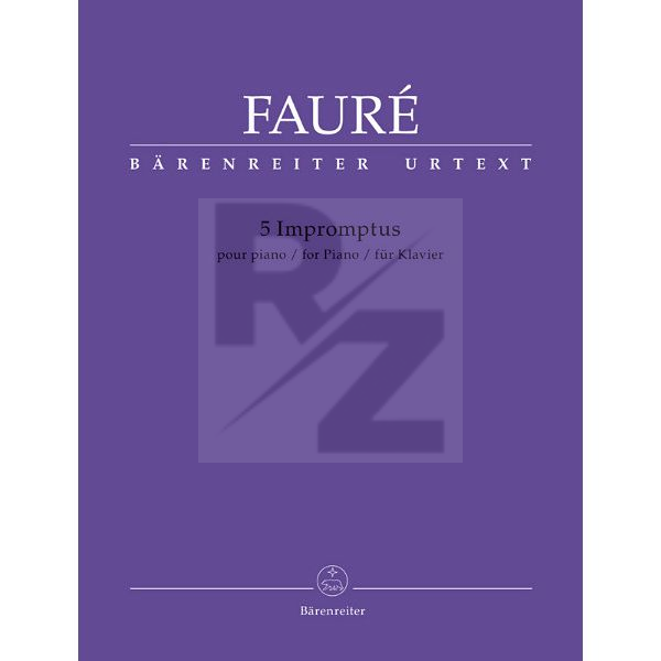 Image Bärenreiter Fauré 5 Impromptus
